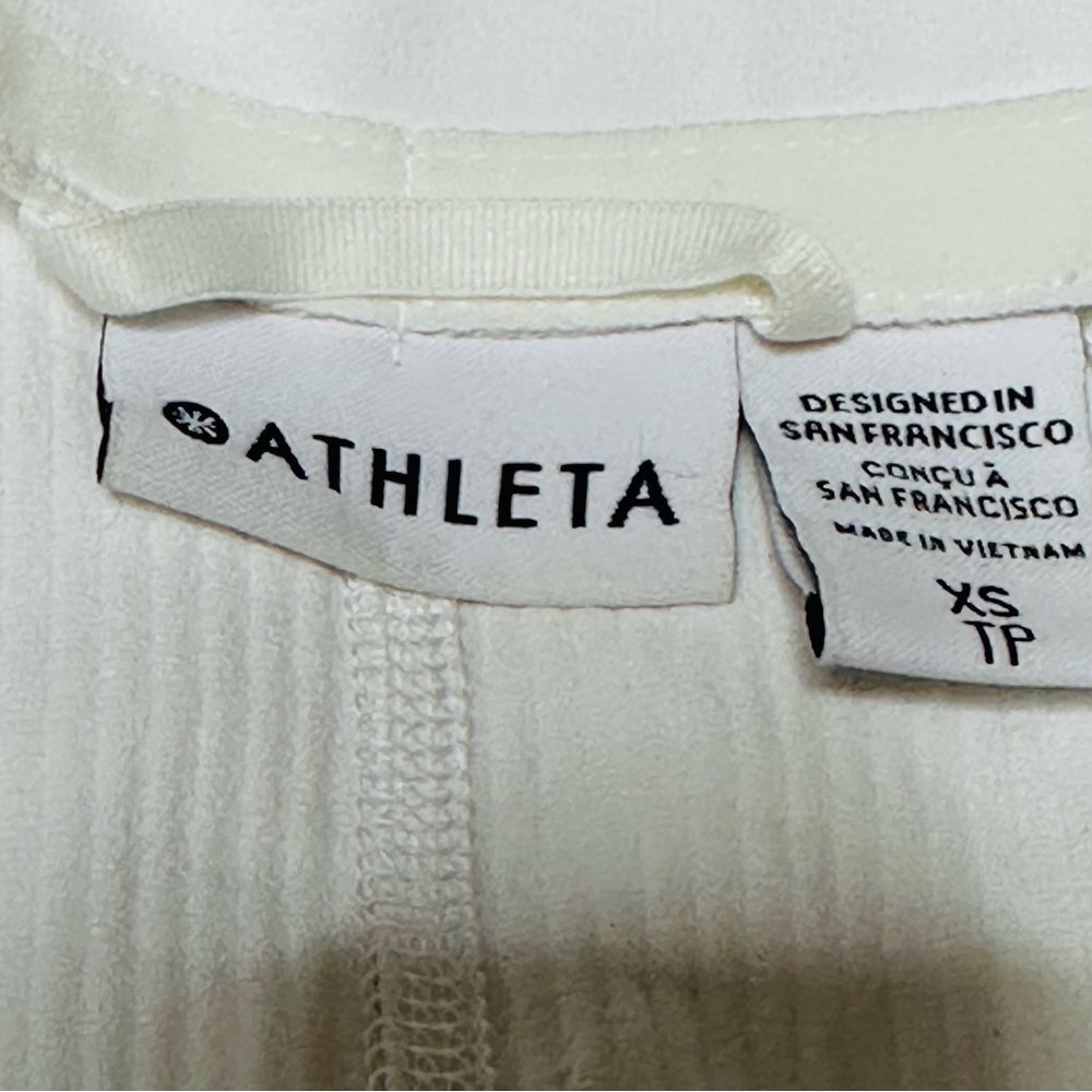 Athleta White Ribbed Jacket - Picture 15 of 16